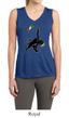 Ladies Shirt Rasta Triangle Sleeveless Moisture Wicking Tee T-Shirt