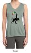 Ladies Shirt Rasta Triangle Sleeveless Moisture Wicking Tee T-Shirt