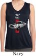 Ladies Shirt Red Stripe Mustang 50 Years Sleeveless Moisture Wicking