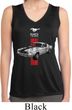 Ladies Shirt Red Stripe Mustang 50 Years Sleeveless Moisture Wicking
