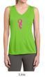 Ladies Shirt Ribbon Heart Sleeveless Moisture Wicking Tee T-Shirt