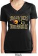 Ladies Shirt Ride It Like You Stole It Moisture Wicking V-neck Tee