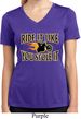 Ladies Shirt Ride It Like You Stole It Moisture Wicking V-neck Tee
