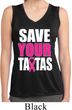 Ladies Shirt Save Your Tatas Sleeveless Moisture Wicking Tee T-Shirt