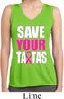 Ladies Shirt Save Your Tatas Sleeveless Moisture Wicking Tee T-Shirt