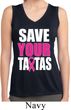 Ladies Shirt Save Your Tatas Sleeveless Moisture Wicking Tee T-Shirt