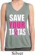 Ladies Shirt Save Your Tatas Sleeveless Moisture Wicking Tee T-Shirt
