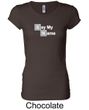 Ladies Shirt Say My Name Longer Length Tee T-Shirt