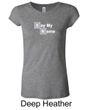 Ladies Shirt Say My Name Longer Length Tee T-Shirt