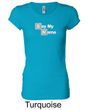 Ladies Shirt Say My Name Longer Length Tee T-Shirt