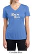 Ladies Shirt Say My Name Moisture Wicking V-neck Tee T-Shirt