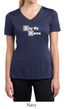 Ladies Shirt Say My Name Moisture Wicking V-neck Tee T-Shirt