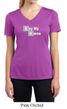 Ladies Shirt Say My Name Moisture Wicking V-neck Tee T-Shirt