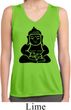 Ladies Shirt Shadow Buddha Sleeveless Moisture Wicking Tee T-Shirt