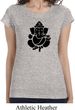 Ladies Shirt Shadow Ganesha Longer Length Tee T-Shirt