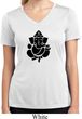 Ladies Shirt Shadow Ganesha Moisture Wicking V-neck Tee