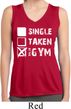 Ladies Shirt Single Taken Gym Sleeveless Moisture Wicking Tee T-Shirt