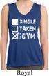 Ladies Shirt Single Taken Gym Sleeveless Moisture Wicking Tee T-Shirt