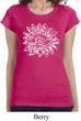 Ladies Shirt Sketch Lotus Longer Length Tee T-Shirt