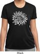 Ladies Shirt Sketch Lotus Moisture Wicking Tee T-Shirt
