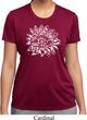 Ladies Shirt Sketch Lotus Moisture Wicking Tee T-Shirt