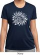 Ladies Shirt Sketch Lotus Moisture Wicking Tee T-Shirt