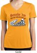 Ladies Shirt Smoke Em Moisture Wicking V-neck Tee