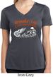 Ladies Shirt Smoke Em Moisture Wicking V-neck Tee