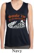 Ladies Shirt Smoke Em Sleeveless Moisture Wicking Tee