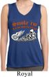 Ladies Shirt Smoke Em Sleeveless Moisture Wicking Tee