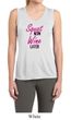 Ladies Shirt Squat Now Wine Later Sleeveless Moisture Wicking Tee