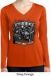 Ladies Shirt Stooges Bike Week Dry Wicking Long Sleeve Tee T-Shirt