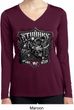 Ladies Shirt Stooges Bike Week Dry Wicking Long Sleeve Tee T-Shirt
