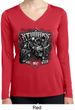 Ladies Shirt Stooges Bike Week Dry Wicking Long Sleeve Tee T-Shirt