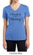 Ladies Shirt Sweating For My Wedding Moisture Wicking V-neck Tee