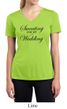 Ladies Shirt Sweating For My Wedding Moisture Wicking V-neck Tee