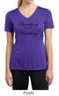 Ladies Shirt Sweating For My Wedding Moisture Wicking V-neck Tee
