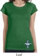 Ladies Shirt The Legend Lives Crest Bottom Print Longer Length Tee