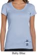 Ladies Shirt The Legend Lives Crest Bottom Print Scoop Neck Tee