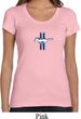Ladies Shirt The Legend Lives Crest Small Print Scoop Neck Tee T-Shirt