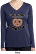 Ladies Shirt Thirsty Pretzels Dry Wicking Long Sleeve Tee T-Shirt