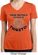 Ladies Shirt Thirsty Pretzels Moisture Wicking V-neck T-Shirt