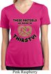 Ladies Shirt Thirsty Pretzels Moisture Wicking V-neck T-Shirt