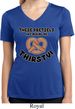 Ladies Shirt Thirsty Pretzels Moisture Wicking V-neck T-Shirt