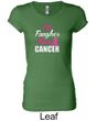 Ladies Shirt Tougher Than Cancer Longer Length Tee T-shirt