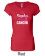 Ladies Shirt Tougher Than Cancer Longer Length Tee T-shirt