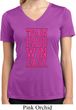 Ladies Shirt Train Hard Win Easy Moisture Wicking V-neck Tee T-Shirt