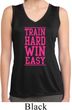 Ladies Shirt Train Hard Win Easy Sleeveless Moisture Wicking T-Shirt