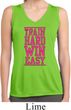 Ladies Shirt Train Hard Win Easy Sleeveless Moisture Wicking T-Shirt