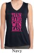 Ladies Shirt Train Hard Win Easy Sleeveless Moisture Wicking T-Shirt